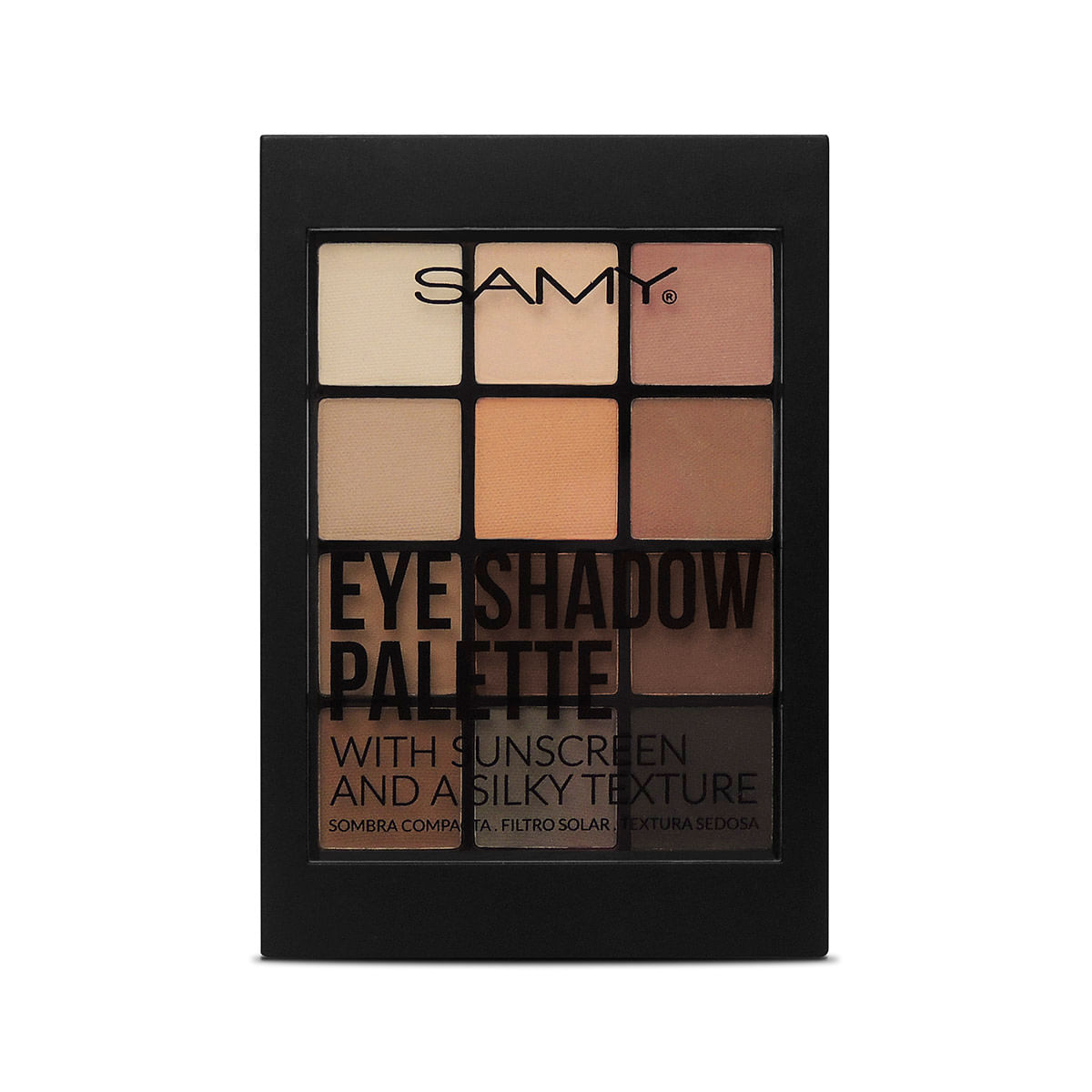 Paleta X 12 Sombras Compactas # 01. Aswan Samy