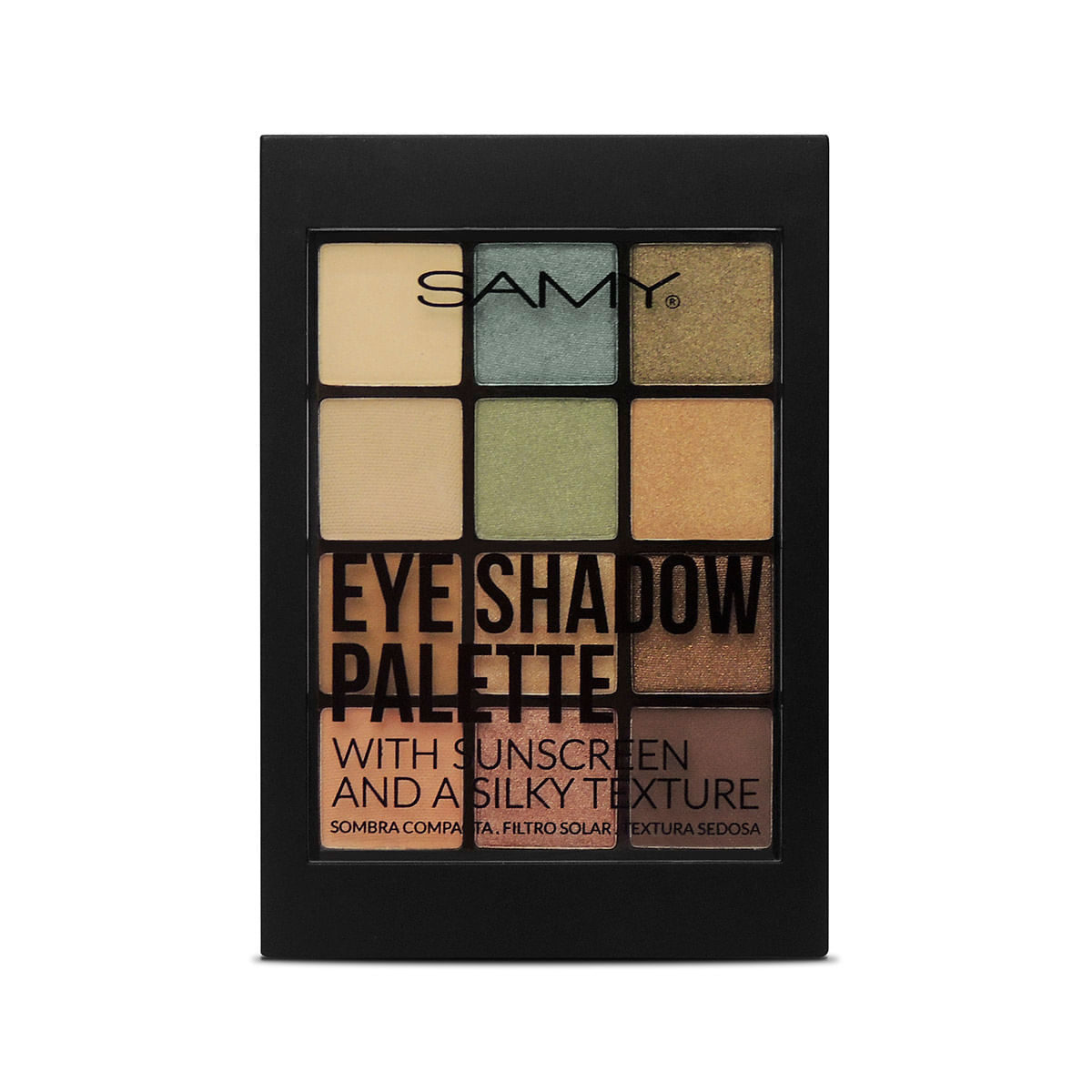 Paleta X 12 Sombras Compactas # 03. Mayan Sands Samy
