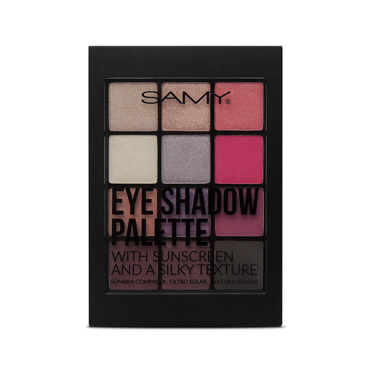 Paleta X 12 Sombras Compactas # 06. Ming Garden Samy