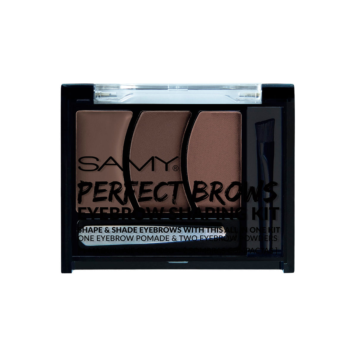 Kit para cejas perfect brows # 02. Brunette Samy