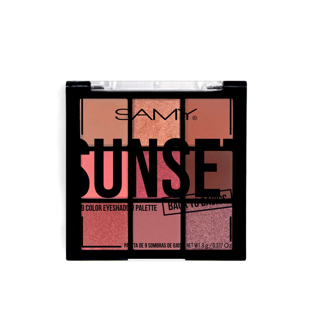Paleta X 9 Sombras De Ojos # 16. Sunset Samy