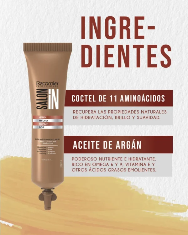 Ampolleta Hydra Repair Sos 1 Dosis X15 Ml Salon In Recamier - Image 3