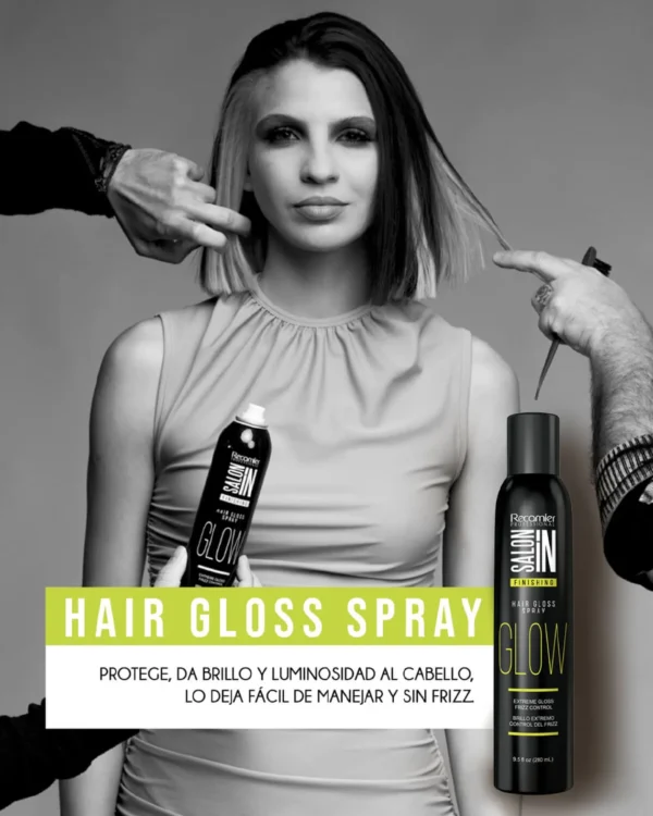 Spray Hair Gloss X280 Ml Recamier Salon In - Image 5
