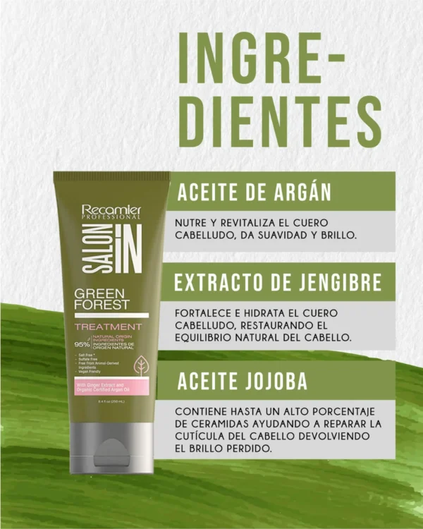 Tratamiento Green Forest X250 Ml Recamier Salon In - Image 3
