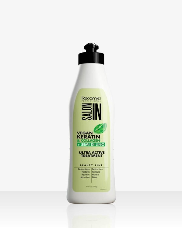 Tratamiento Vegan Keratin Collagen + Semi di Lino Ultractive X500 Ml Salon In Recamier - Image 2
