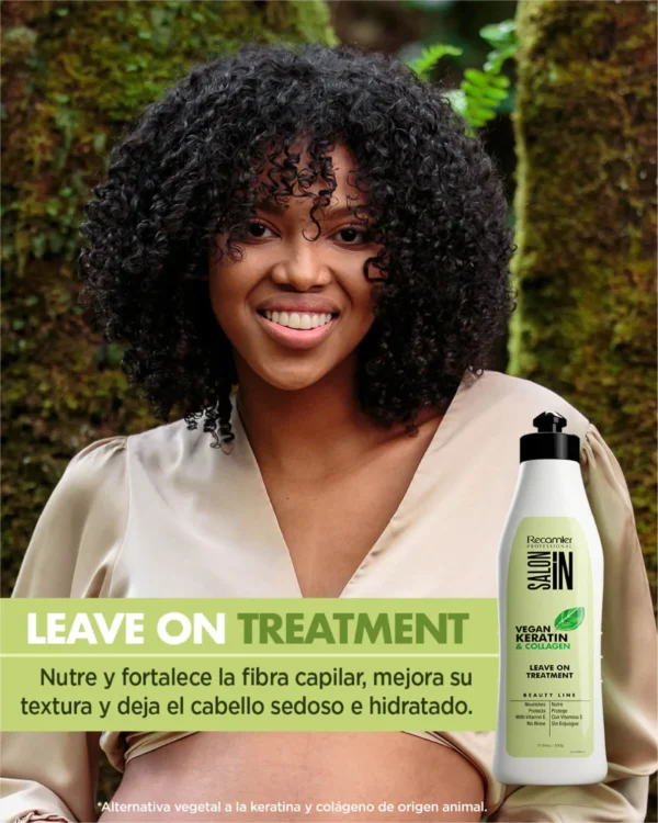 Tratamiento Leave On Vegan Keratin Collagen X500 Ml Salon In Recamier - Image 4