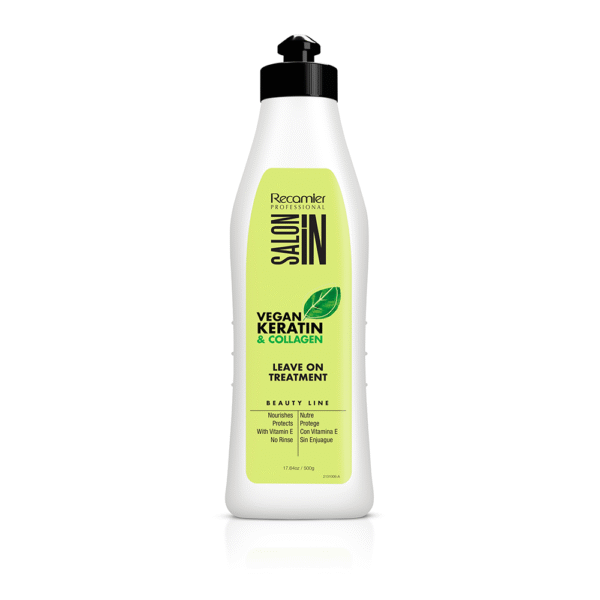 Tratamiento Leave On Vegan Keratin Collagen X500 Ml Salon In Recamier