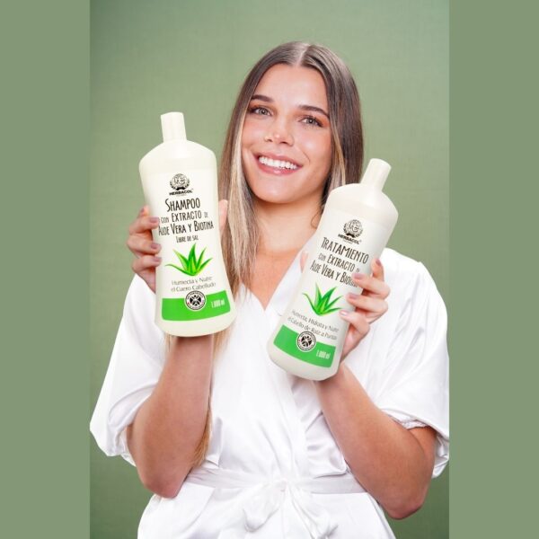 SHAMPOO ALOE VERA Y BIOTINA - Image 3