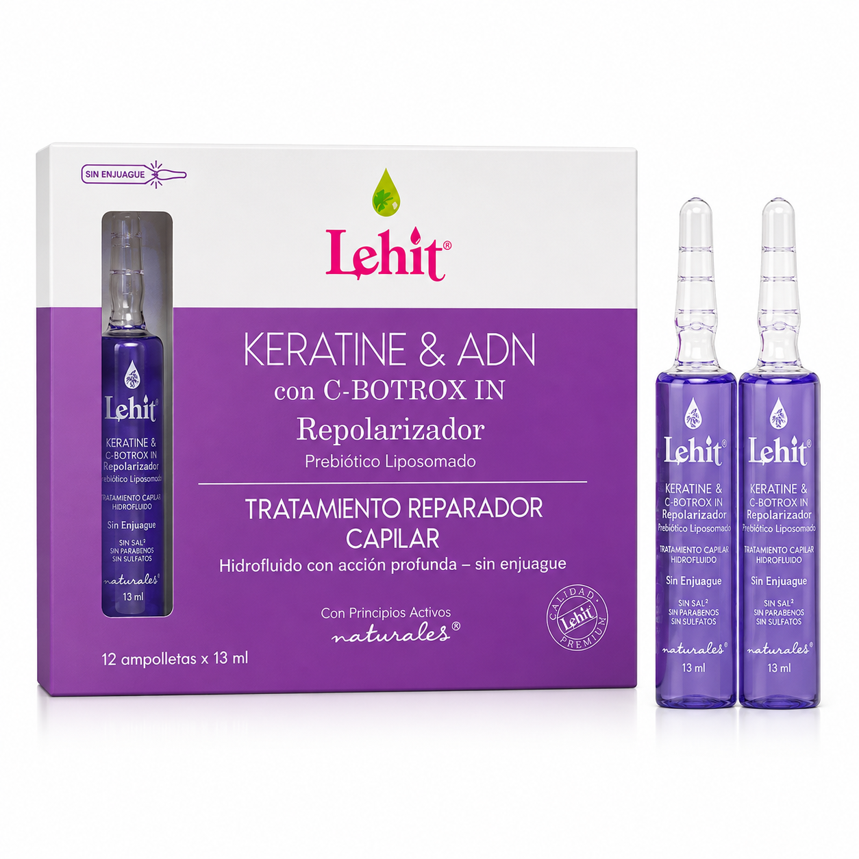 Keratine C Botrox In Repolarizador X13 Ml Lehit Ampolleta - Image 2