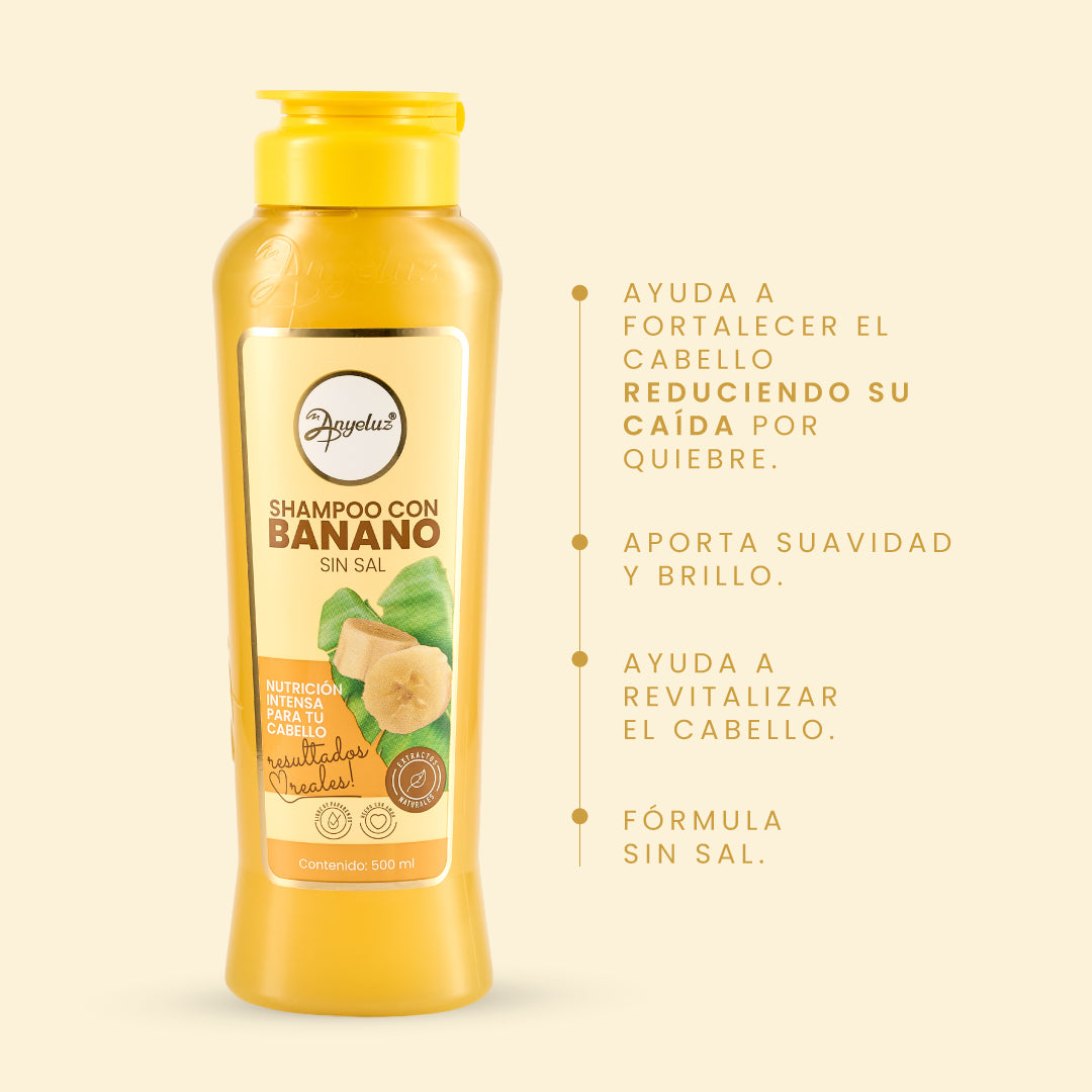 Shampoo Con Banano Anyeluz X500 Ml - Image 2