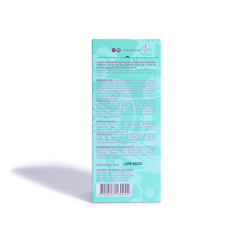Loción Astringente Kaba X30 Ml /1 Oz - Image 2