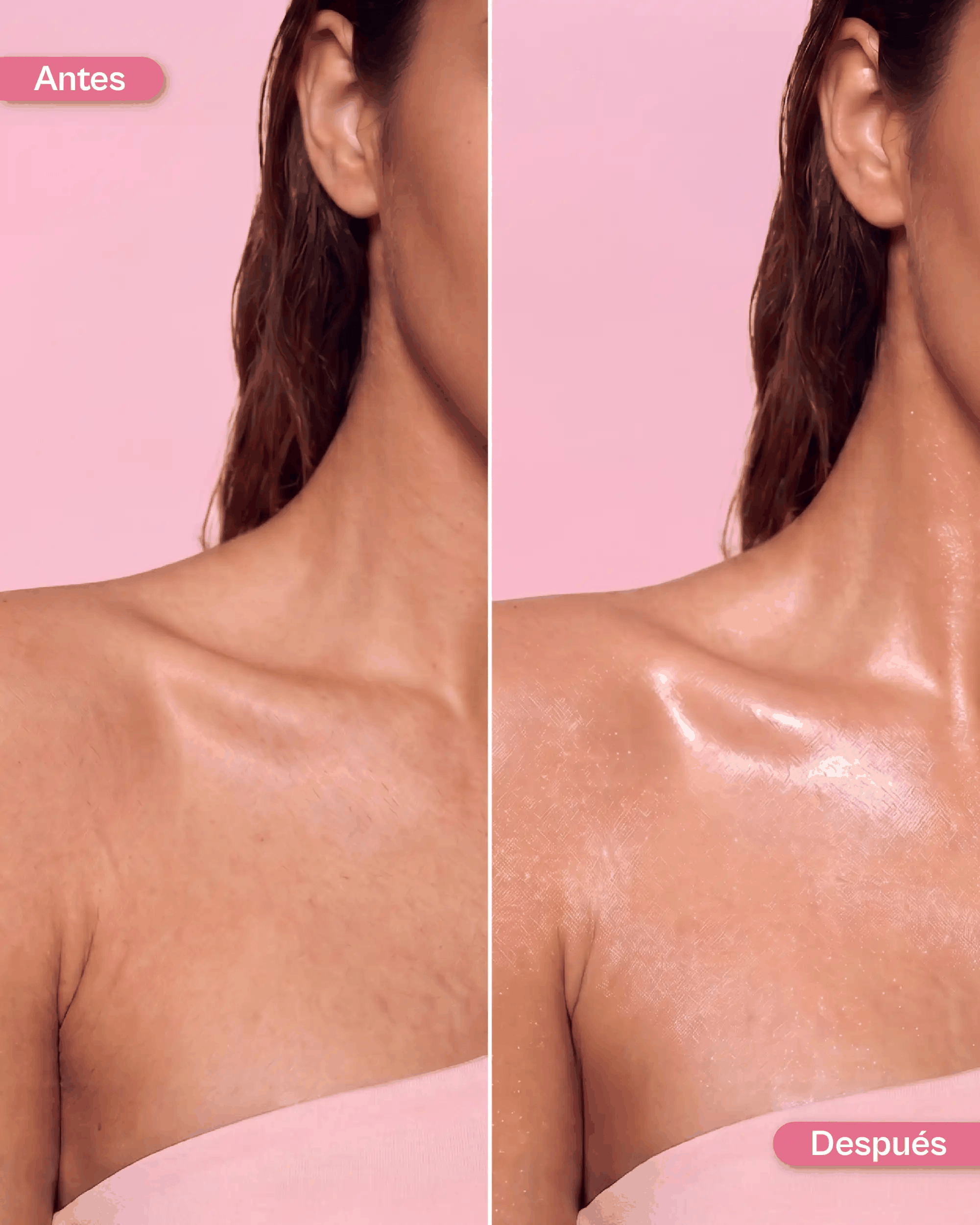 Body Shimmer Glow Girls Sophie Echeverri Hidratante Nacarado Destellos Multicolores y Ácido Hialurónico D'Luchi X200 Ml - Image 4