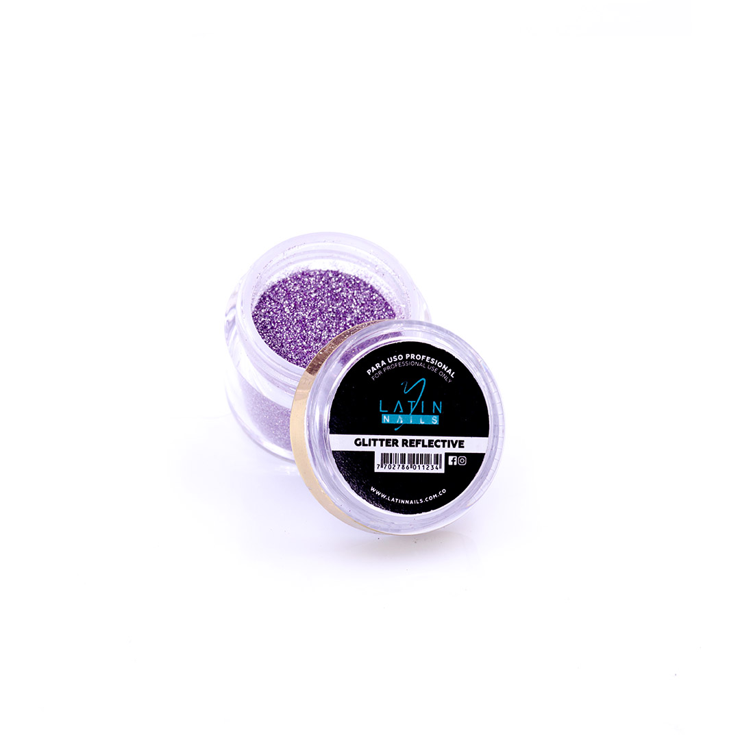 Glitter Reflectivo Morado
