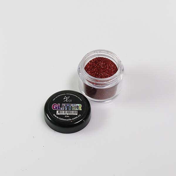 Microglitters Rojo