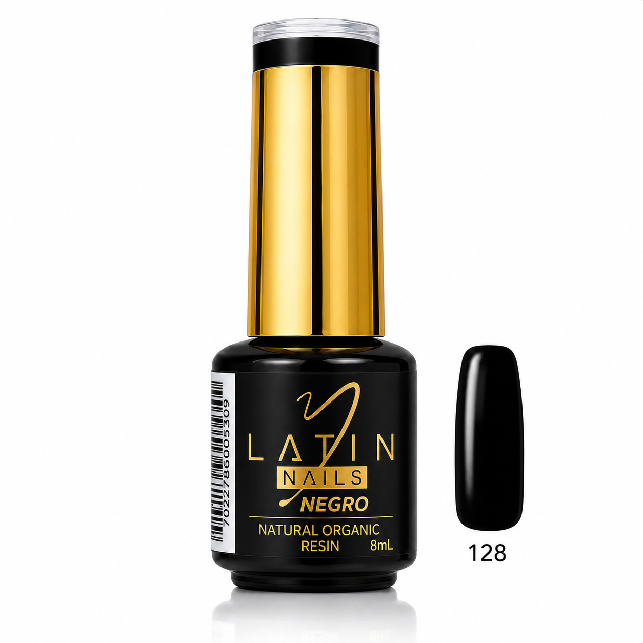 Esmalte Semipermanente Negro X8 Ml Latin Nails - Image 3