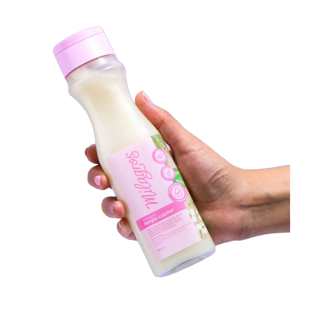 Shampoo Magia Capilar Con Ácido Hialurónico X450 Ml Milagros - Image 3