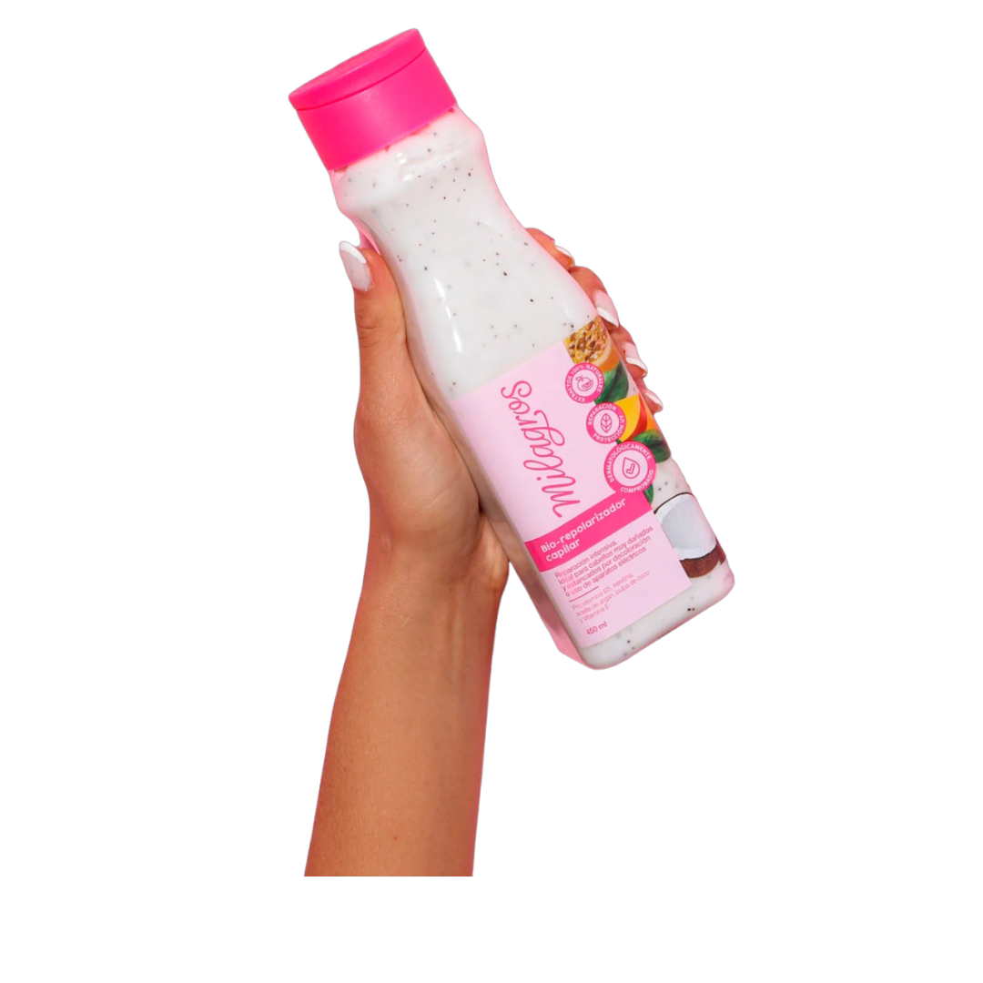 Tratamiento Bio Repolarizador Capilar X450 Ml Milagros - Image 3