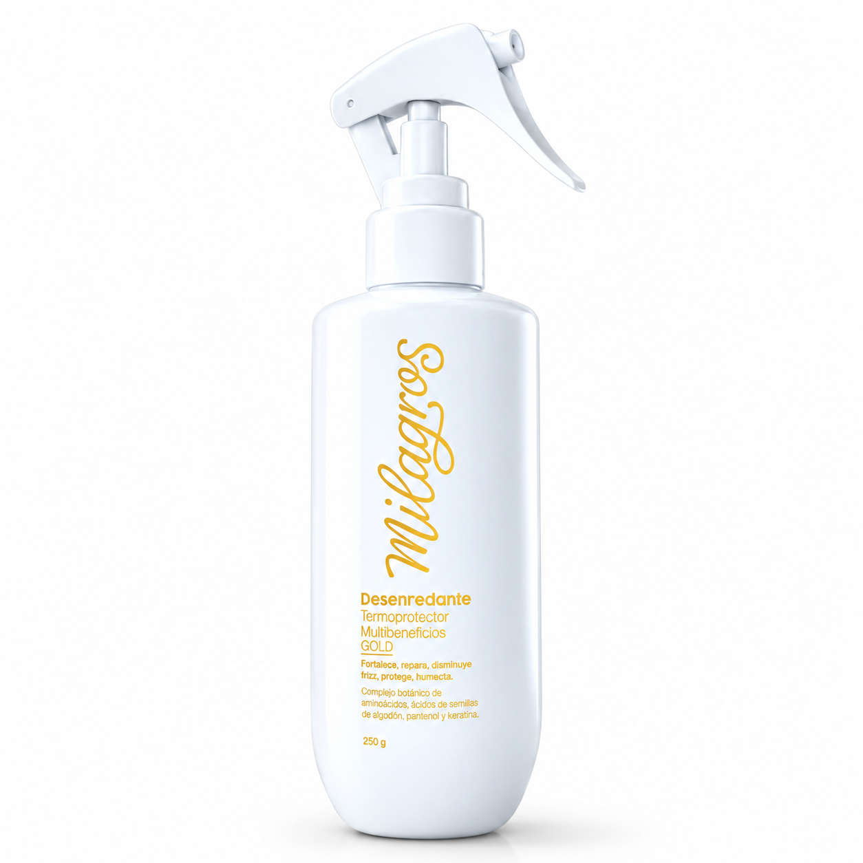 Desenredante Termoprotector Multibeneficios Gold X250 Gr Milagros