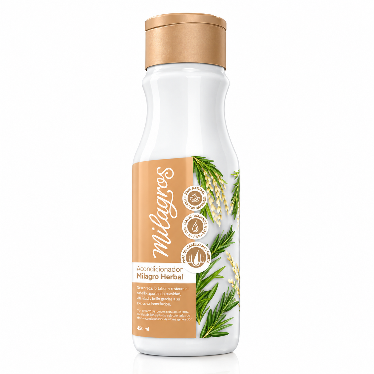 Acondicionador Milagro Herbal X450 Ml Milagros