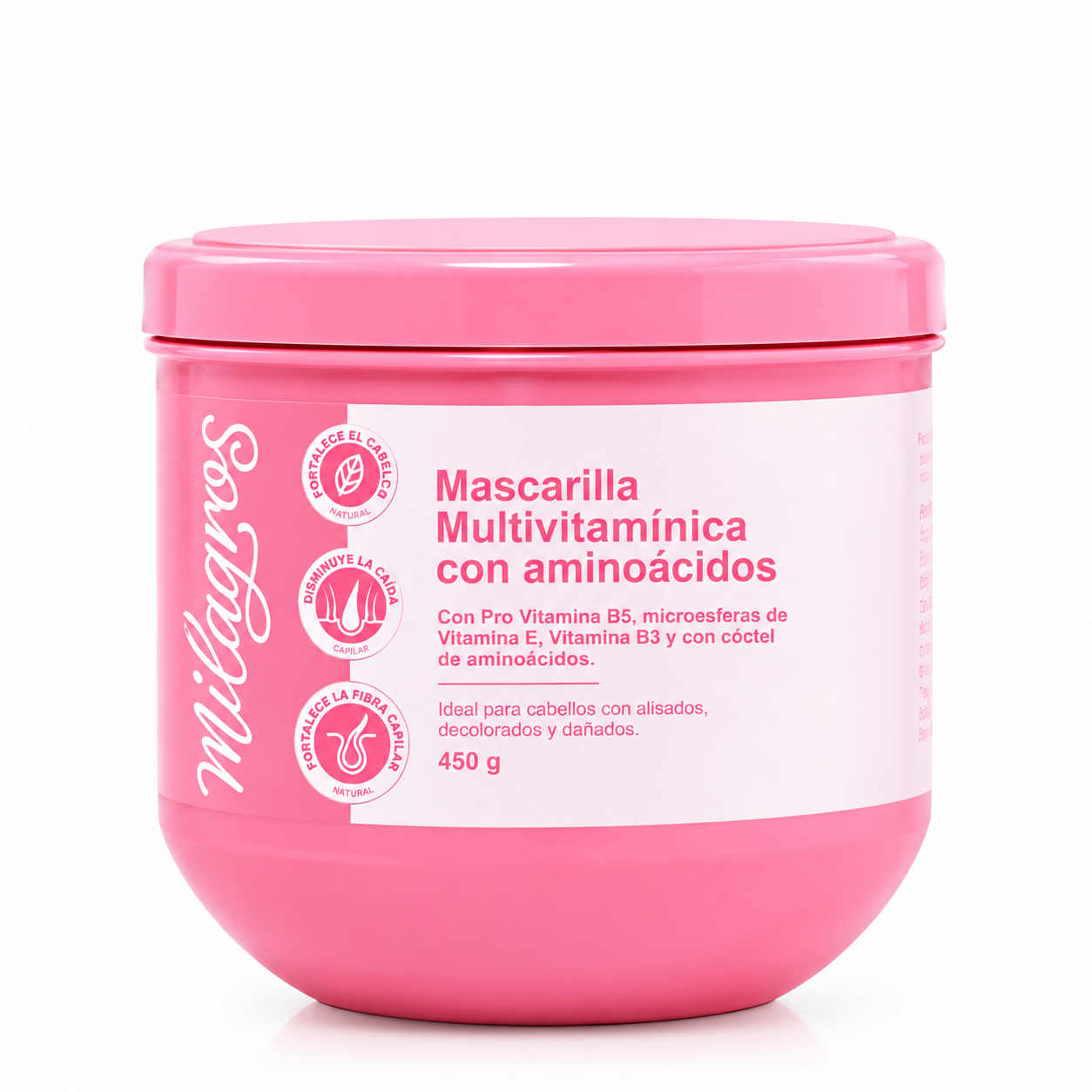 Mascarilla Multivitaminica Con Aminoacidos X450 Ml Milagros