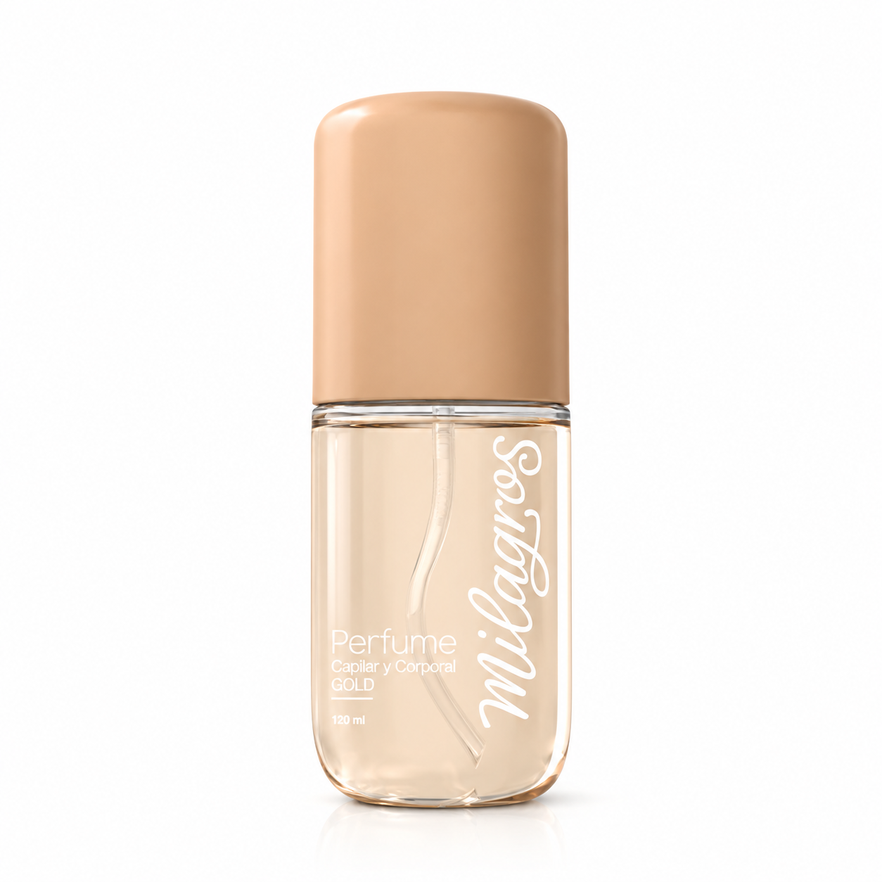 Perfume Capilar Y Corporal Gold Notas Herbales Y Frescas X120 Ml Milagros