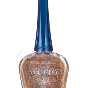 Brillo Tradicional Con Particulas Masglo Tres Oros 13,5 Ml