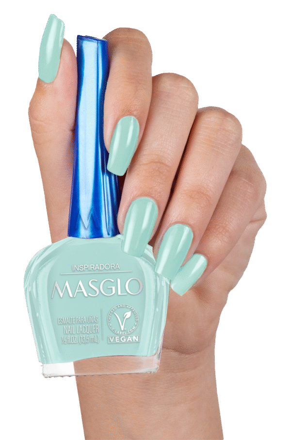Inspiradora - Esmalte Tradicional Cremoso Masglo 13,5 Ml -
Gama Verde - Image 2