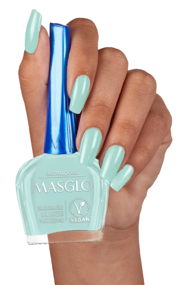 Inspiradora - Esmalte Tradicional Cremoso Masglo 13,5 Ml -
Gama Verde - Image 3