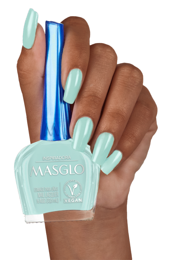 Inspiradora - Esmalte Tradicional Cremoso Masglo 13,5 Ml -
Gama Verde - Image 4