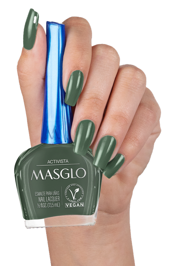 Activista - Esmalte Tradicional Cremoso Masglo 13,5 Ml -
Gama Verde - Image 2