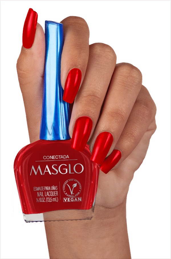Conectada - Esmalte Tradicional Masglo 13,5 Ml - Gama Rojo - Image 3