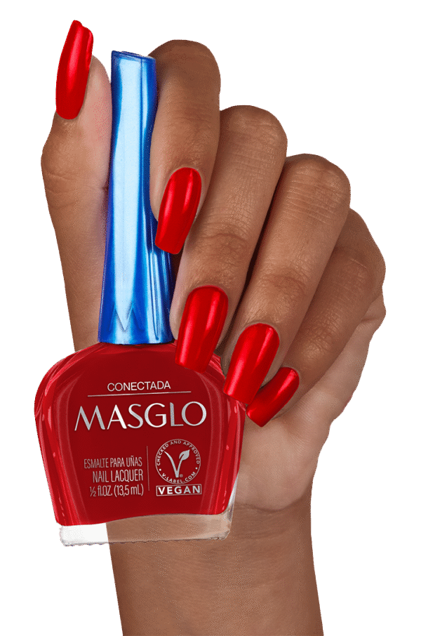 Conectada - Esmalte Tradicional Masglo 13,5 Ml - Gama Rojo - Image 4