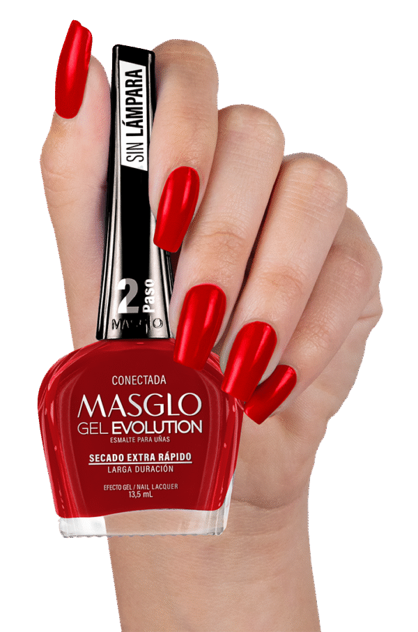 Conectada - Esmalte Gel Evolution Efecto Gel Masglo 13,5
Ml Cremoso - Gama Rojo - Image 2