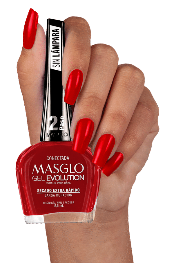 Conectada - Esmalte Gel Evolution Efecto Gel Masglo 13,5
Ml Cremoso - Gama Rojo - Image 3