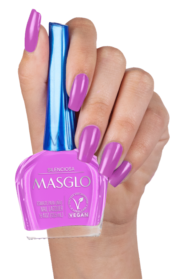 Silenciosa - Esmalte Tradicional Cremoso Masglo 13,5 Ml -
Gama Morado - Image 2