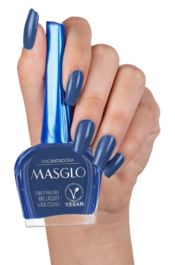 Encantadora - Esmalte Tradicional Cremoso Masglo 13,5 Ml -
Gama Azul - Image 2
