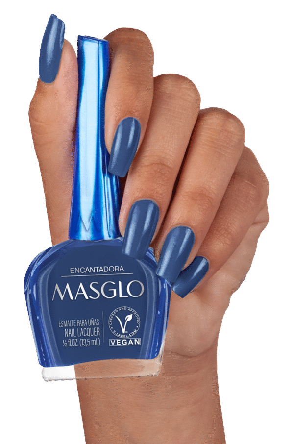 Encantadora - Esmalte Tradicional Cremoso Masglo 13,5 Ml -
Gama Azul - Image 3