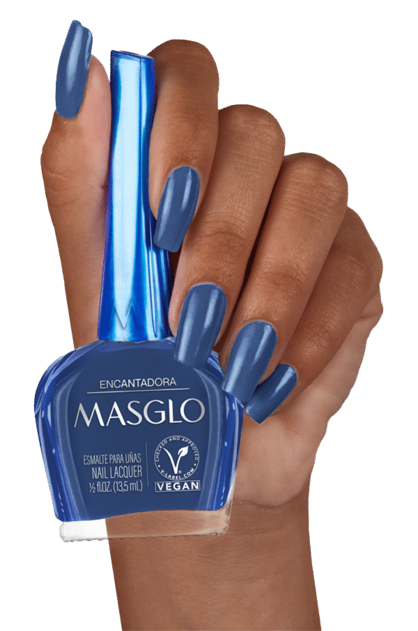Encantadora - Esmalte Tradicional Cremoso Masglo 13,5 Ml -
Gama Azul - Image 4