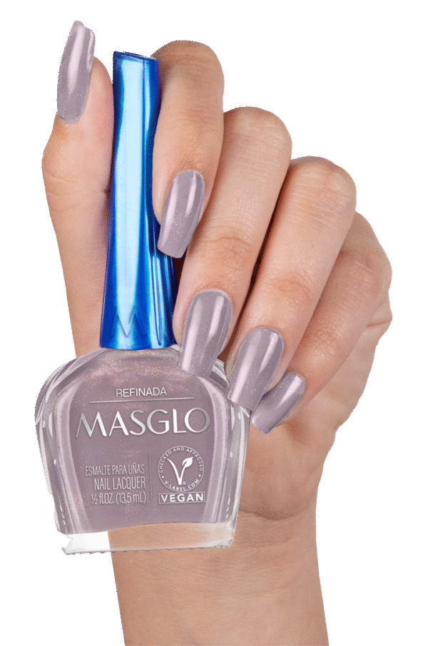 Refinada - Esmalte Tradicional Perlado Masglo 13,5 Ml -
Gama Lila - Image 2