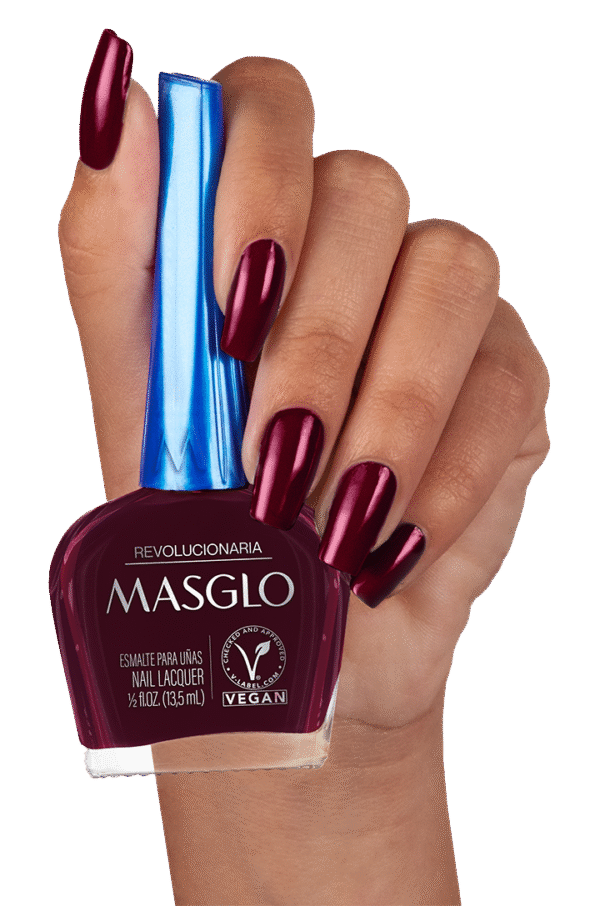 Revolucionaria - Esmalte Tradicional Cremoso Masglo 13,5
Ml - Gama Rojo - Image 3