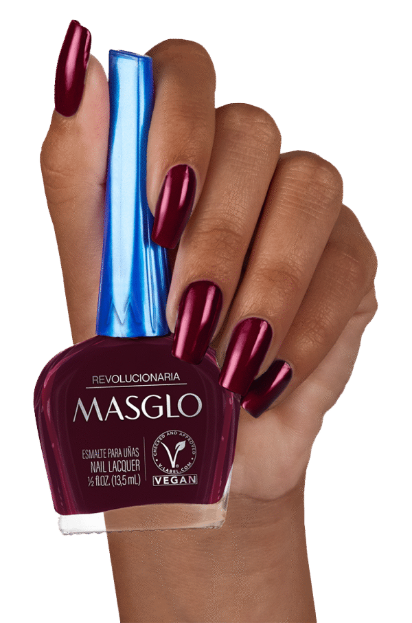 Revolucionaria - Esmalte Tradicional Cremoso Masglo 13,5
Ml - Gama Rojo - Image 4