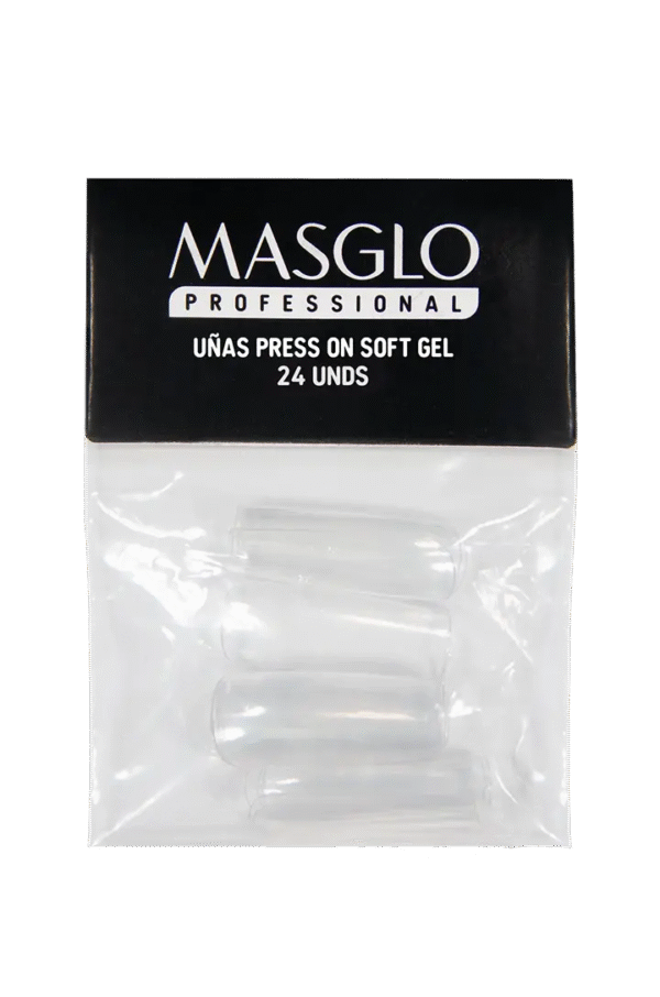 Tips
Press On Soft Gel Clear Masglo X 24 Und