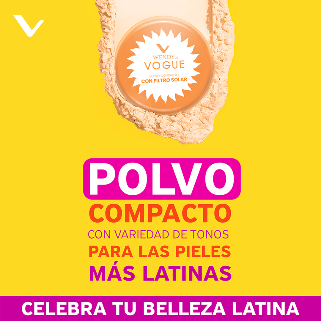Polvo Compacto Con Filtro Solar Wendy 05 Vogue X13 GR Vogue - Image 4