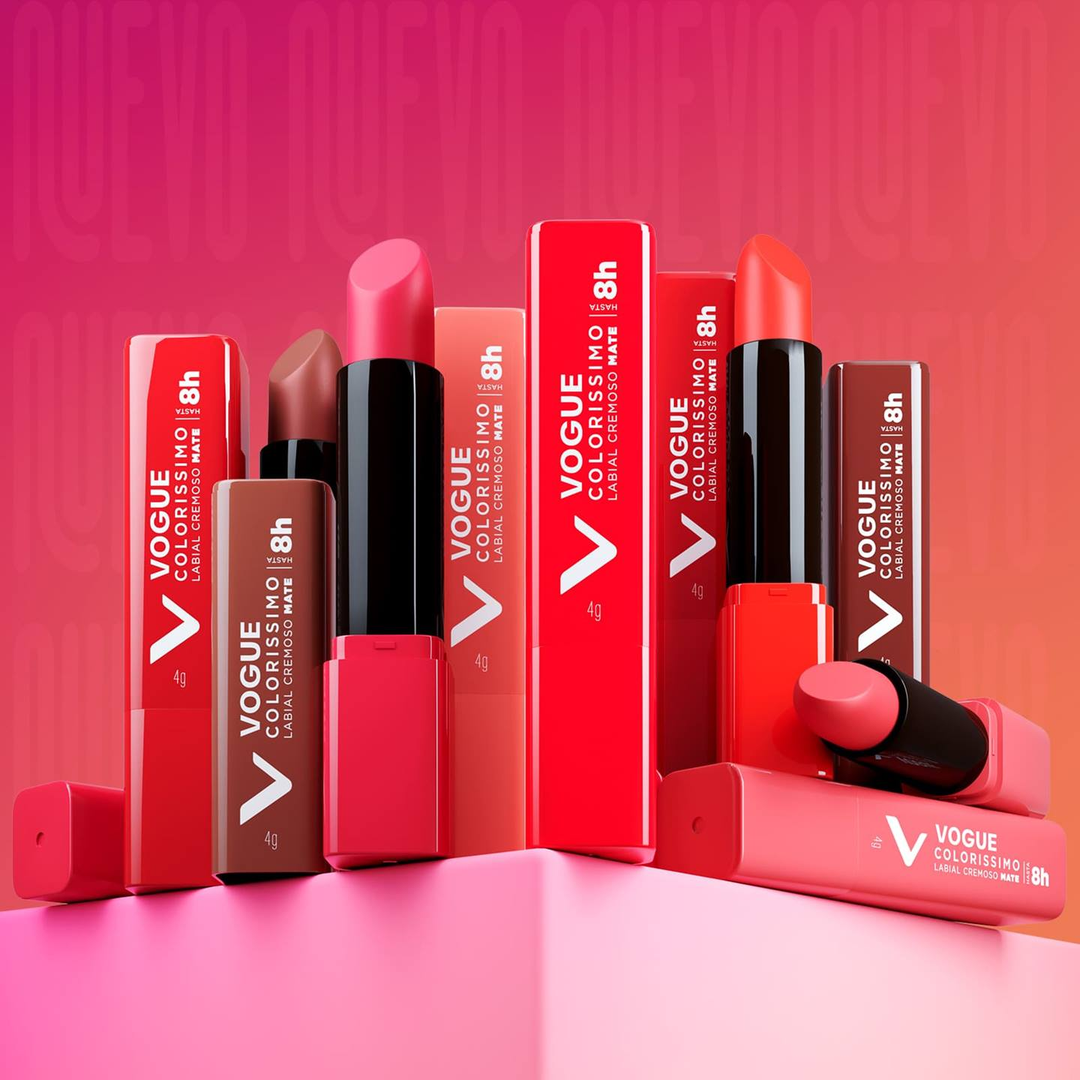 Labial Mate Colorissimo 4G Viva Vogue X4 Gr Vogue - Image 7