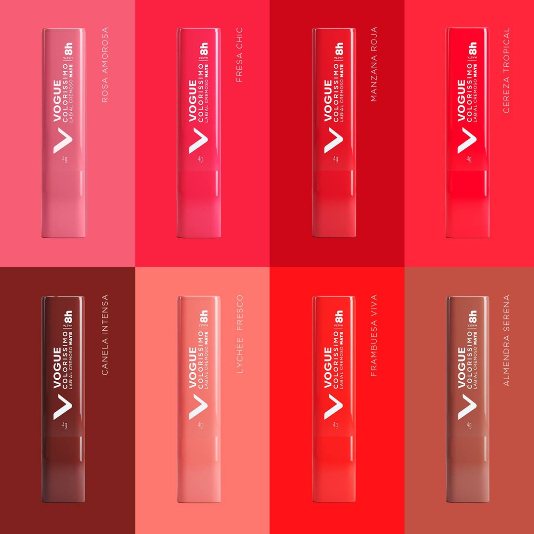 Labial Mate Colorissimo 4G Viva Vogue X4 Gr Vogue - Image 8