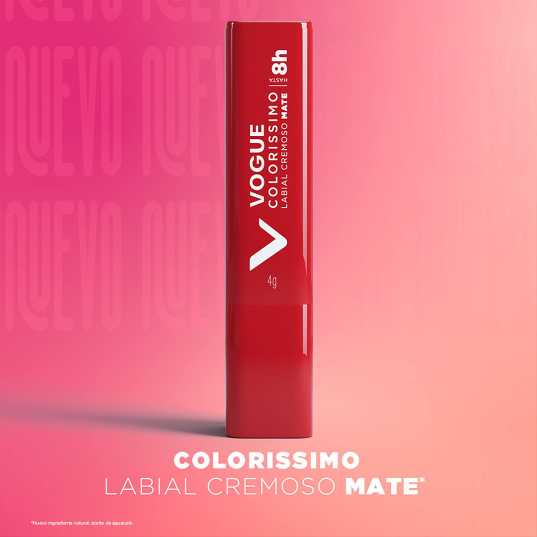 Labial Mate Colorissimo 4G Viva Vogue X4 Gr Vogue - Image 9