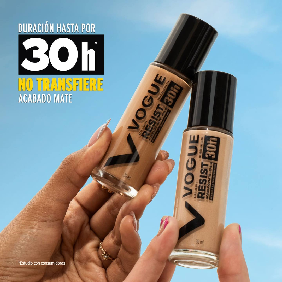 Base Líquida Resist Nuez Vogue X30 Ml Vogue - Image 4