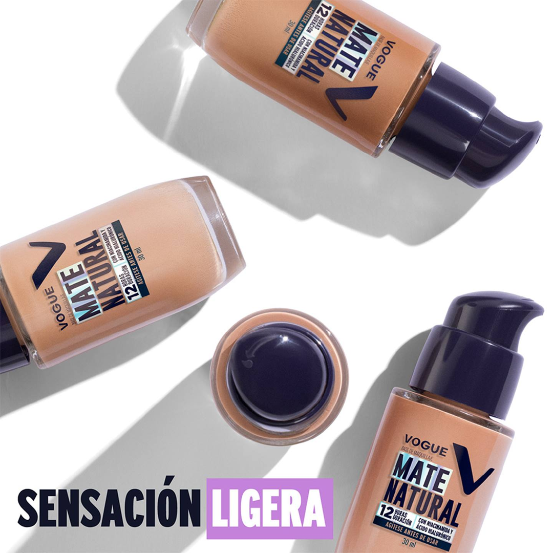 Base Líquida Mate Glamour Vogue X30 Ml Vogue - Image 8