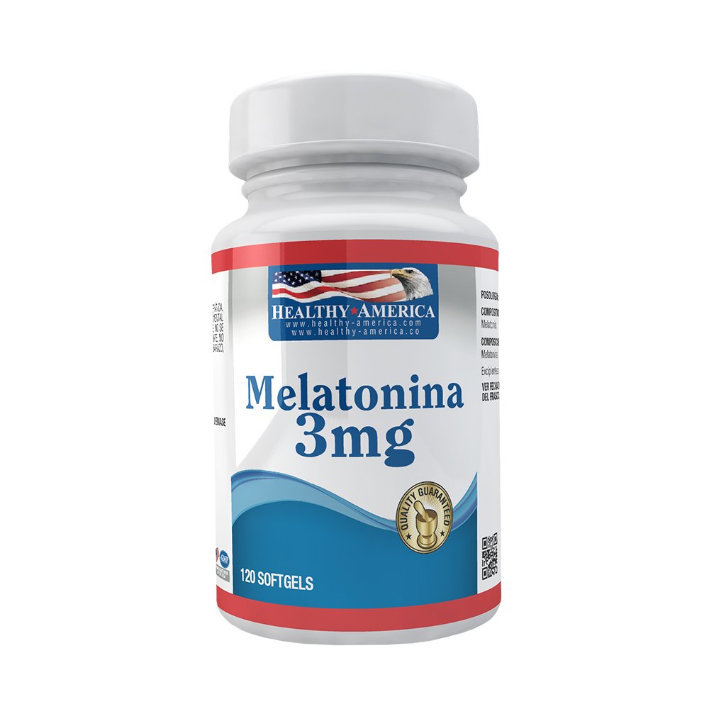 Melatonina 3 Mg X120 Softgels Healthy America