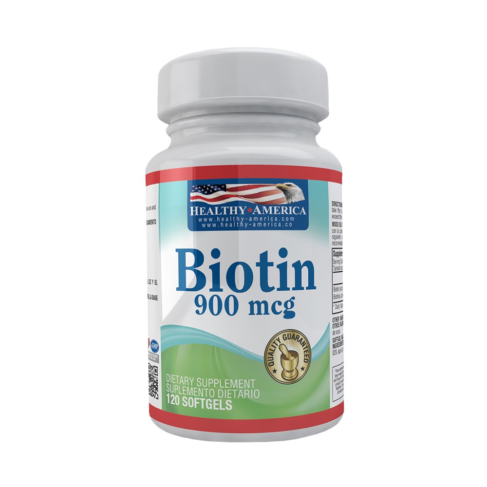 Biotin
  900mcg X120 Softgels Healthy America